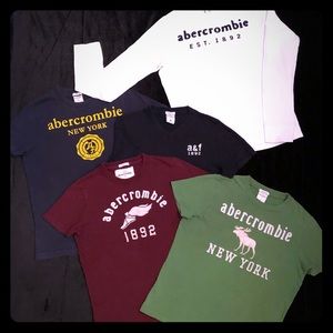 Bundle Abercrombie T Shirts, Sizes L & XL